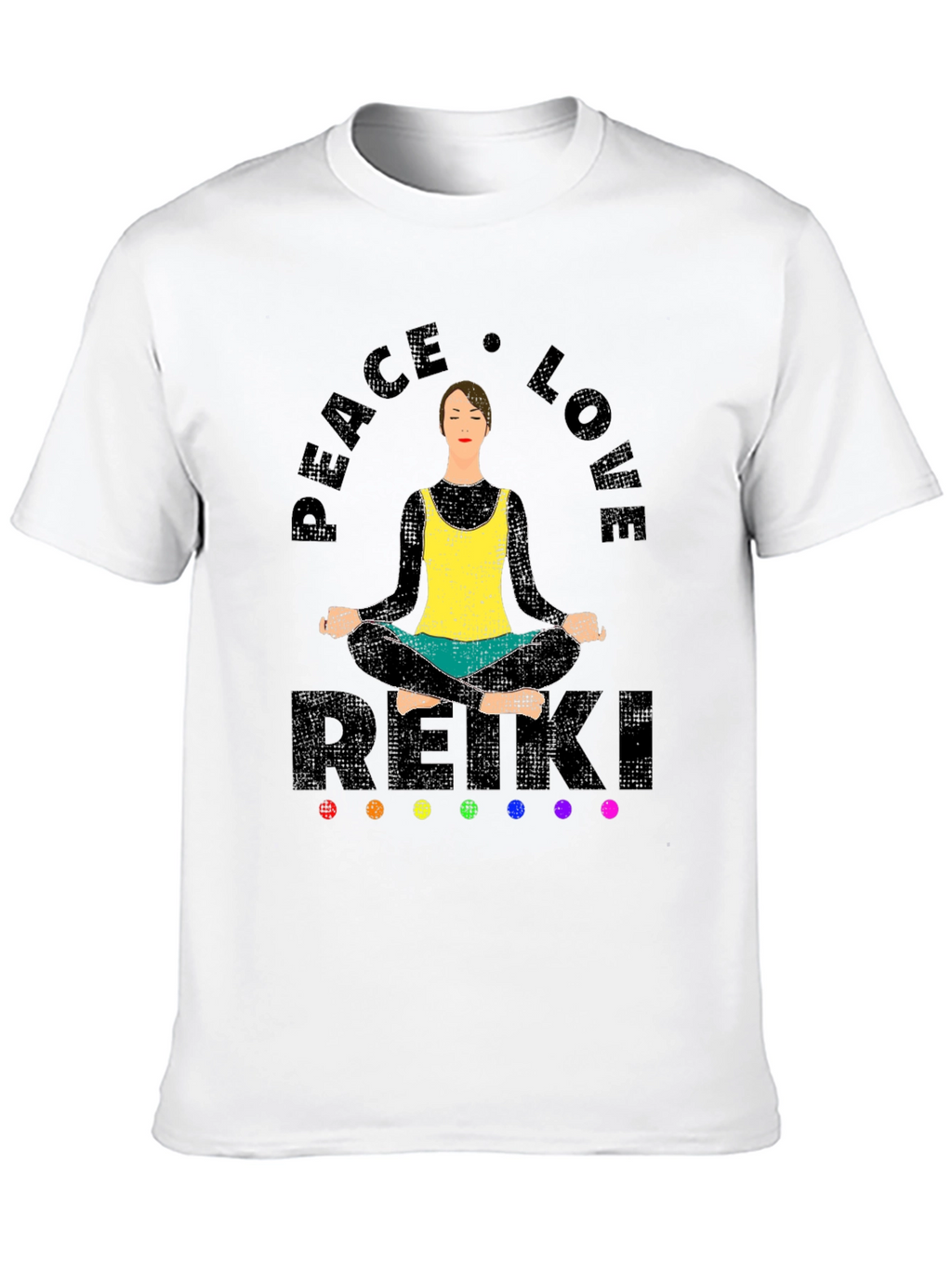 Peace Love Reiki T-Shirt - Spiritual Meditation Tee