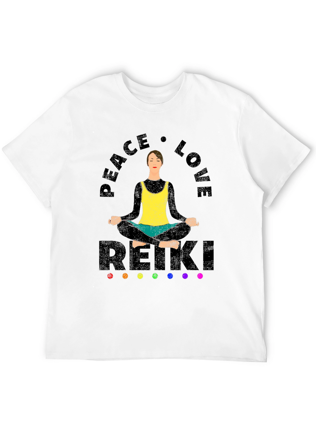 Peace Love Reiki T-Shirt - Spiritual Meditation Tee