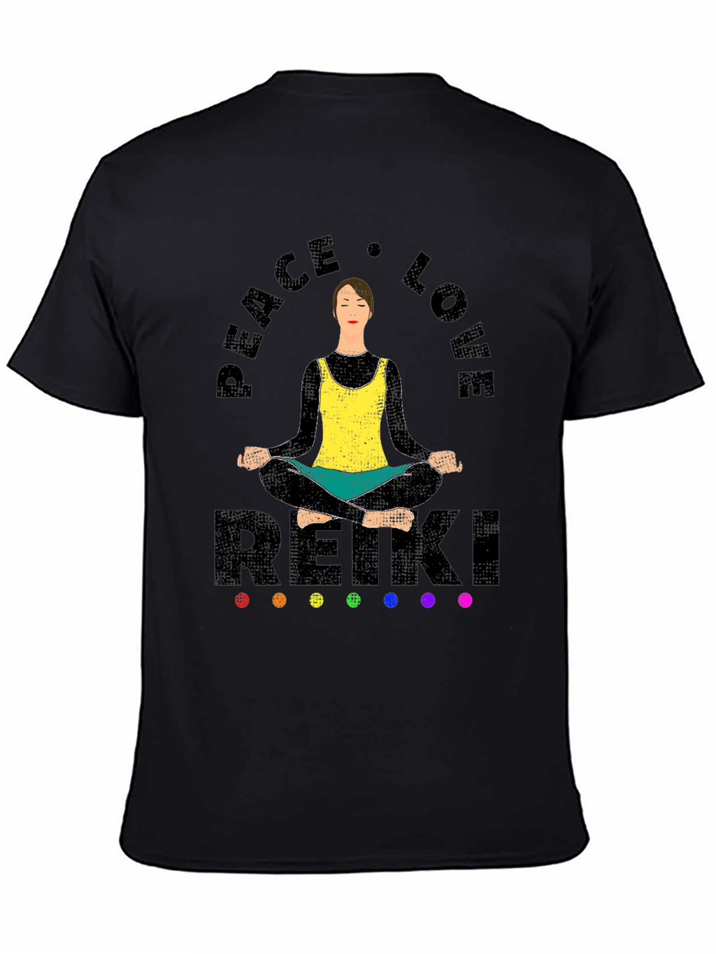 Peace Love Reiki T-Shirt - Spiritual Meditation Tee