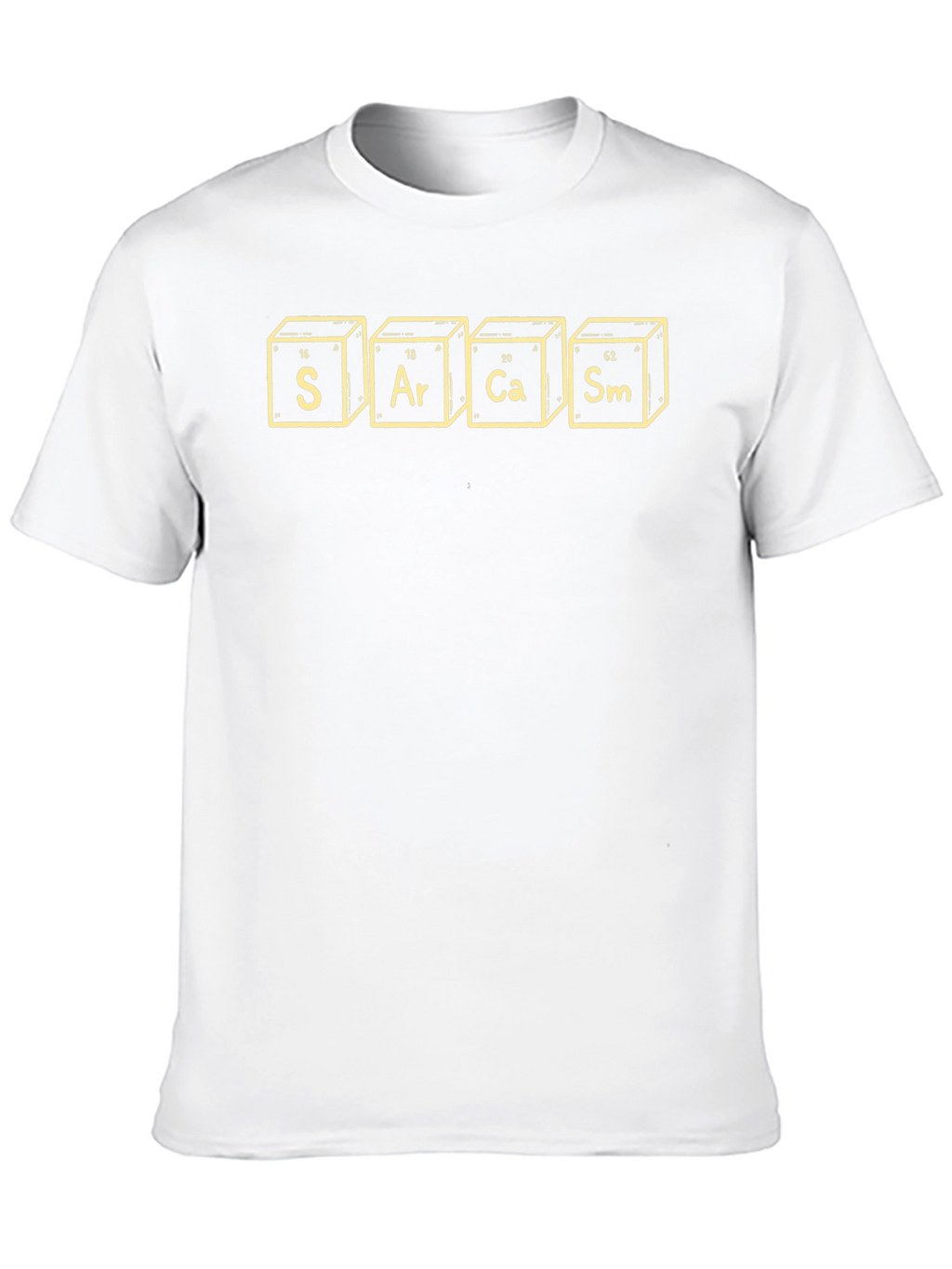 Sarcasm Periodic Table Black T-Shirt