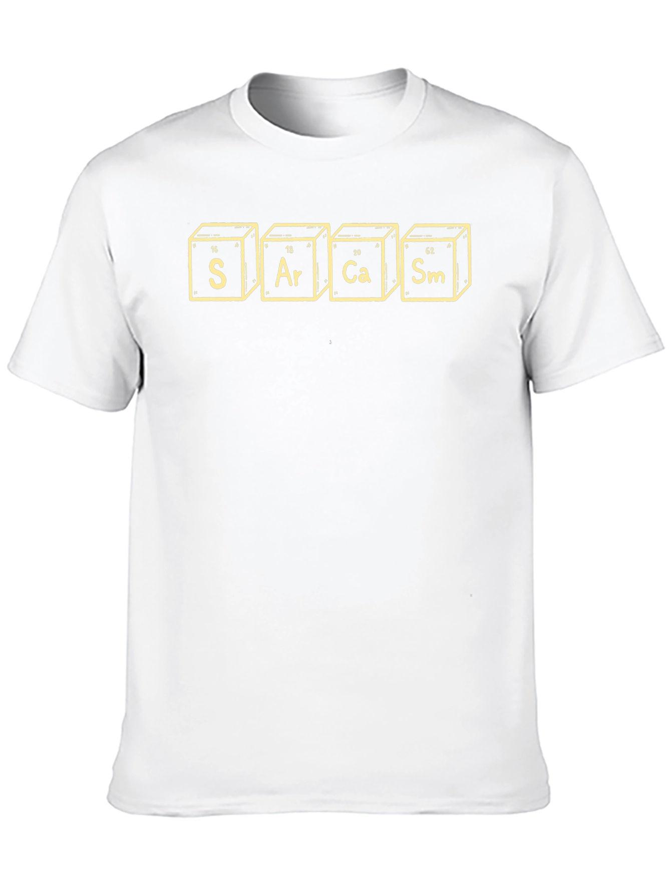 Sarcasm Periodic Table Black T-Shirt
