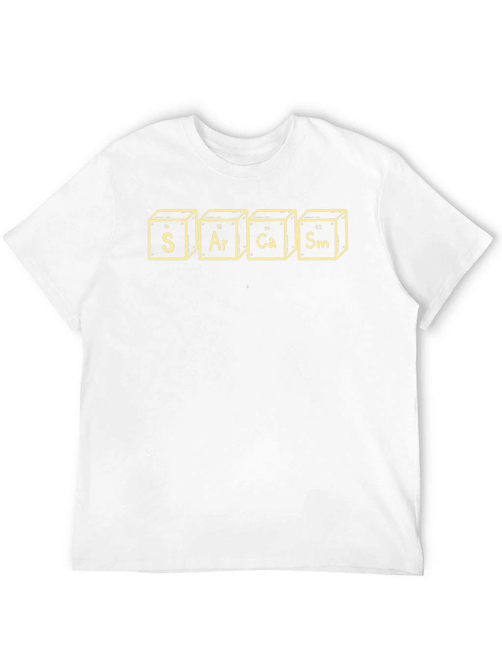 Sarcasm Periodic Table Black T-Shirt