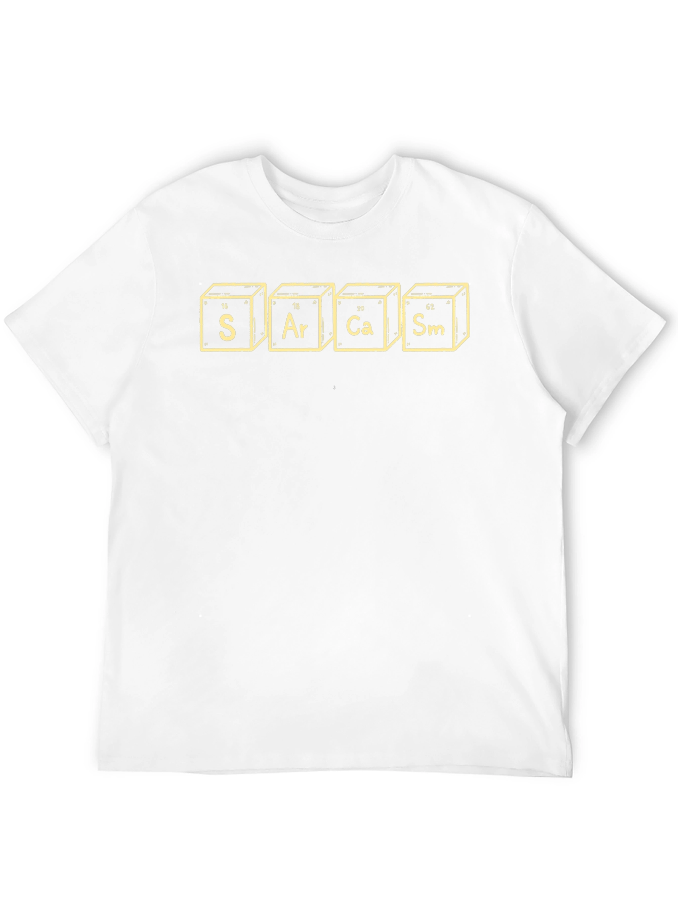 Sarcasm Periodic Table Black T-Shirt