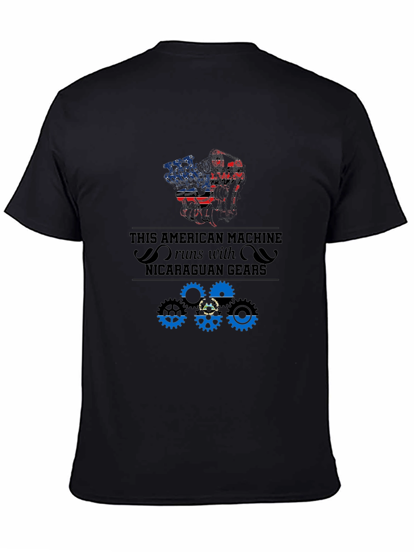 American Machine Nicaragua Gears T-Shirt