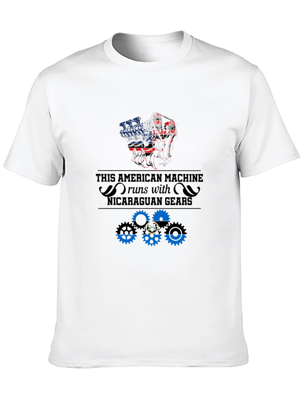 American Machine Nicaragua Gears T-Shirt