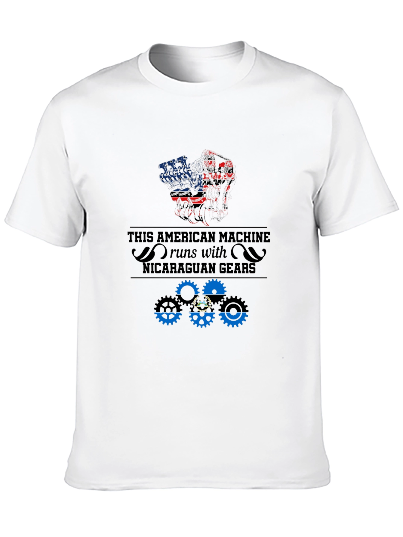 American Machine Nicaragua Gears T-Shirt