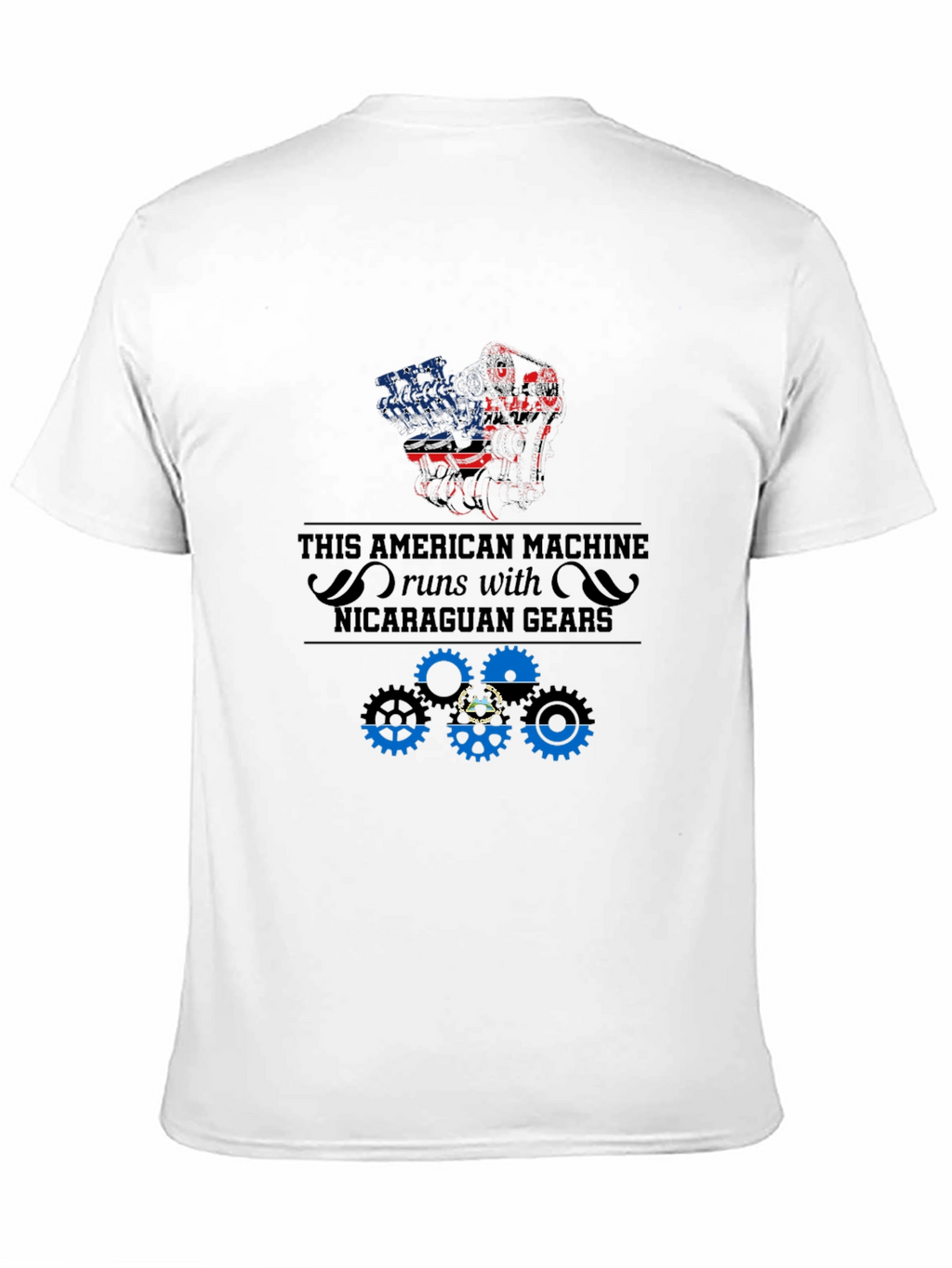 American Machine Nicaragua Gears T-Shirt