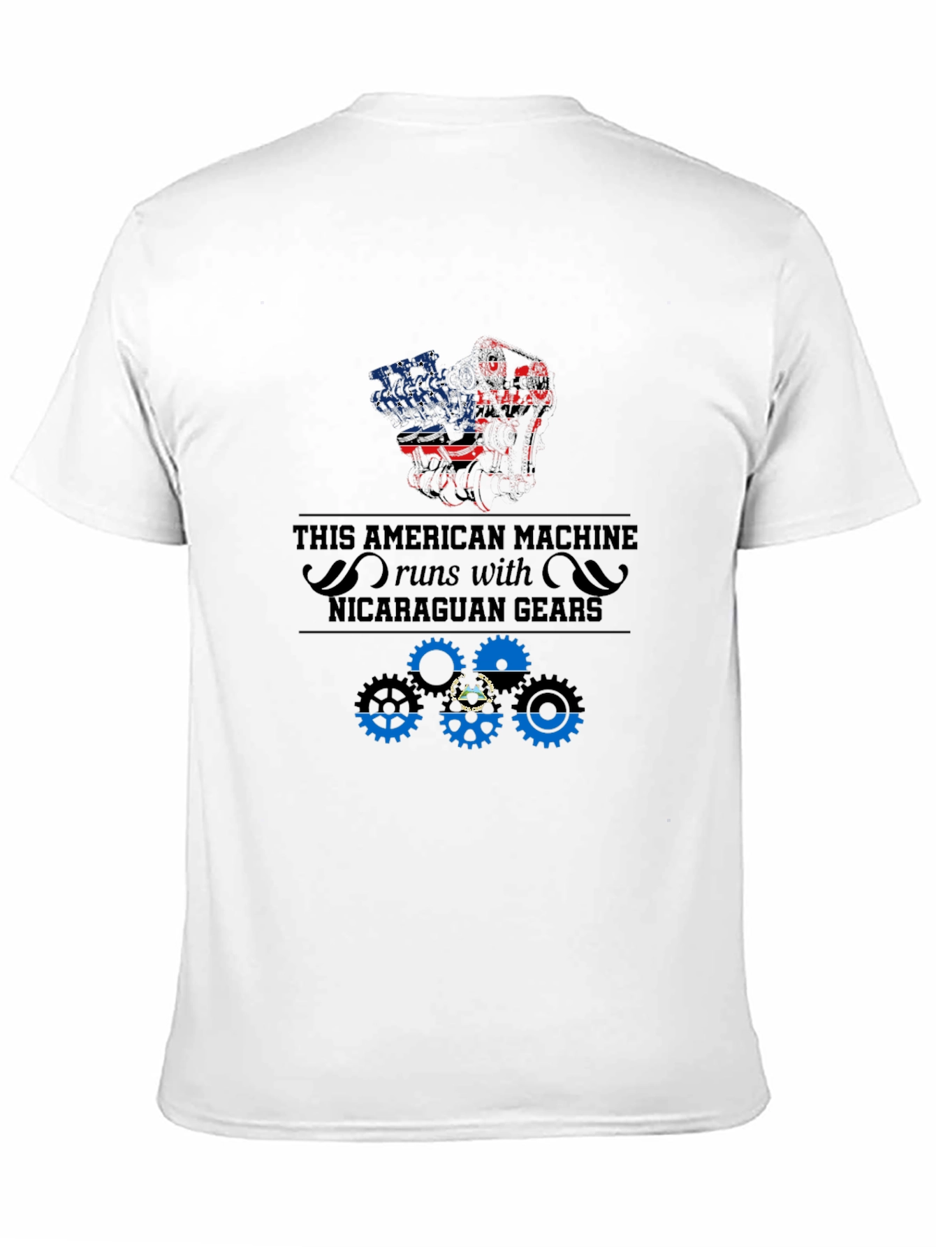American Machine Nicaragua Gears T-Shirt
