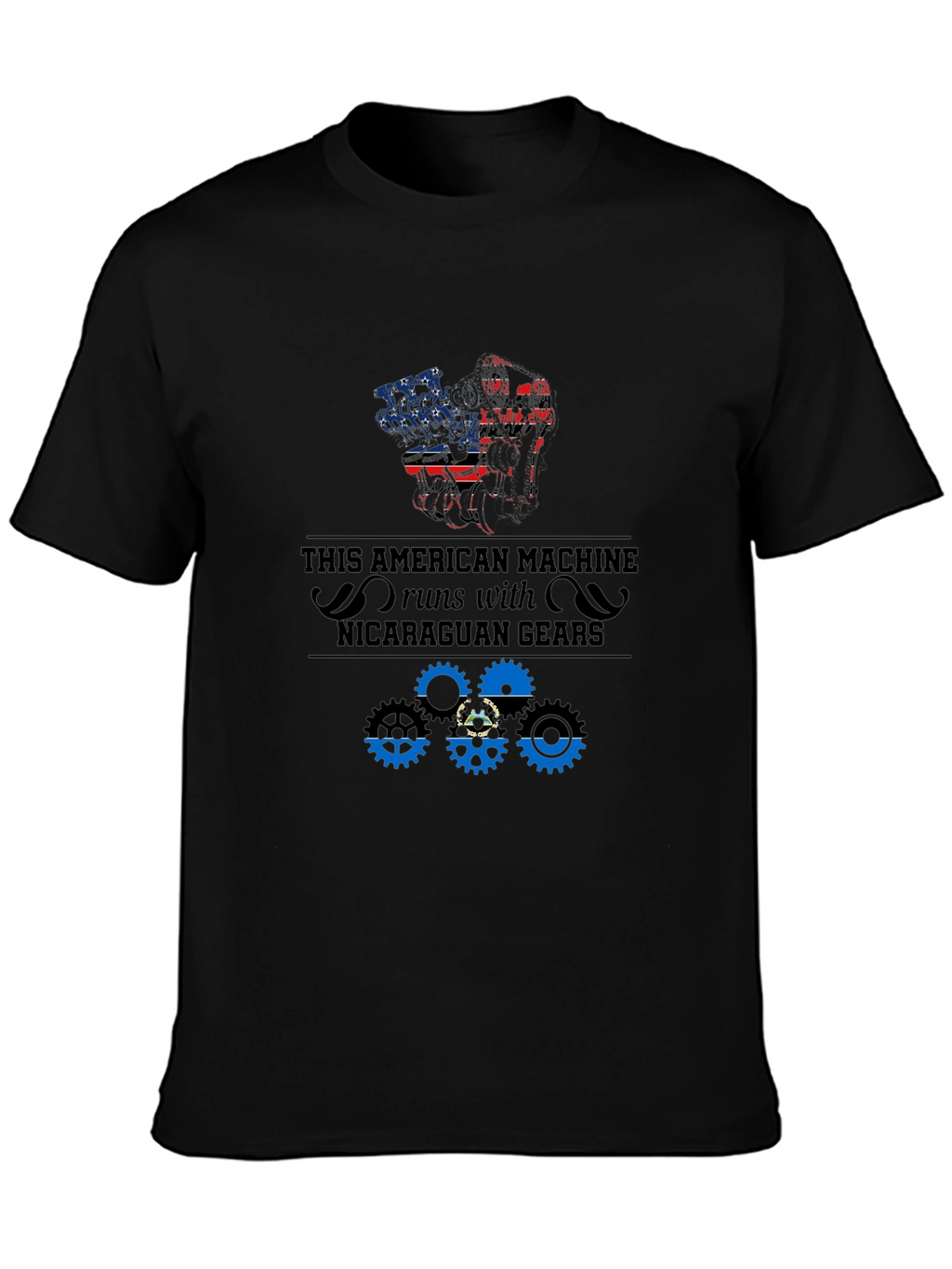American Machine Nicaragua Gears T-Shirt