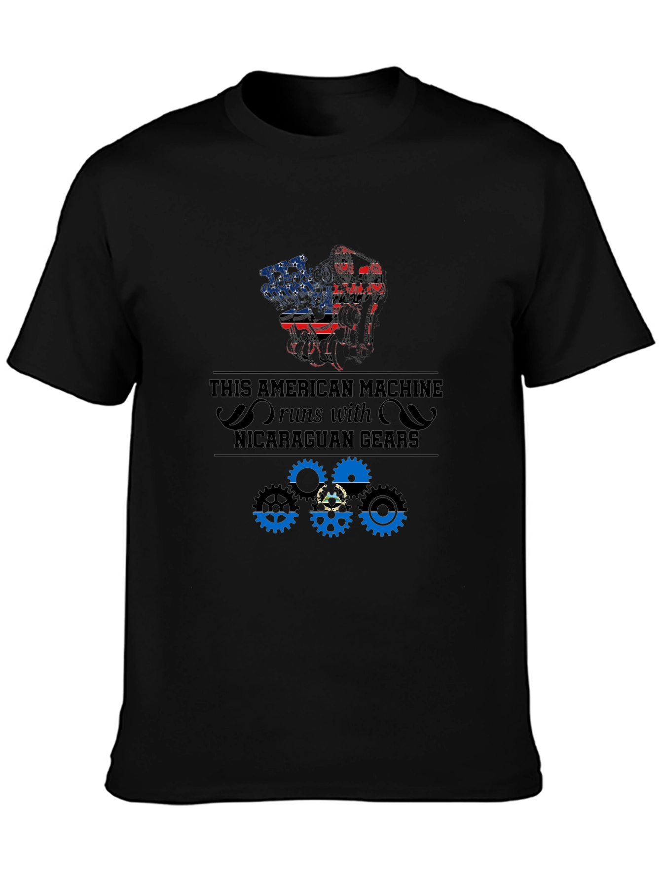 American Machine Nicaragua Gears T-Shirt
