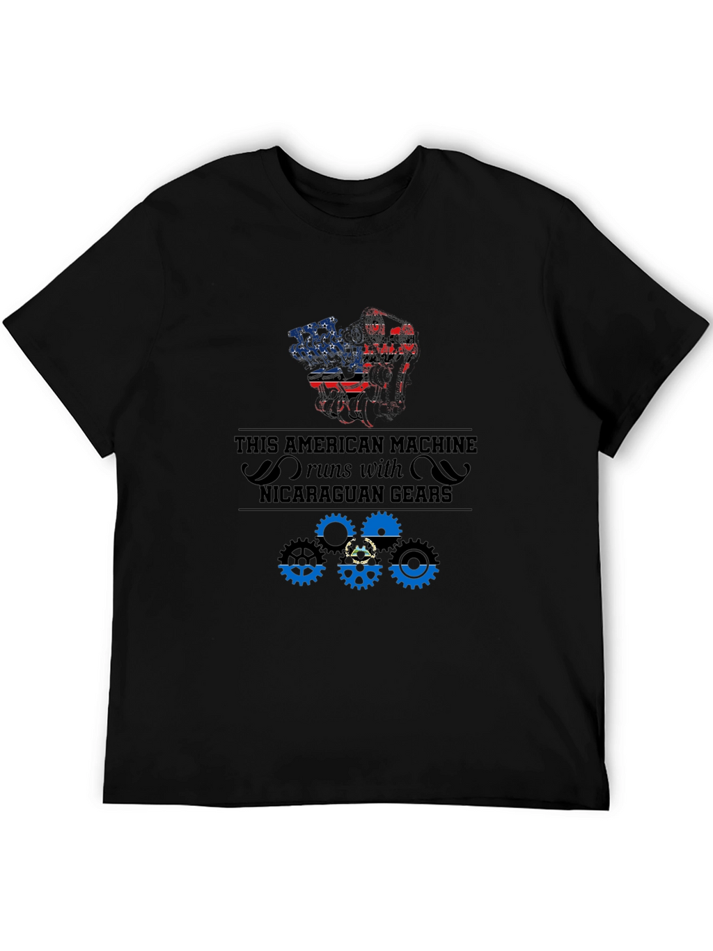 American Machine Nicaragua Gears T-Shirt