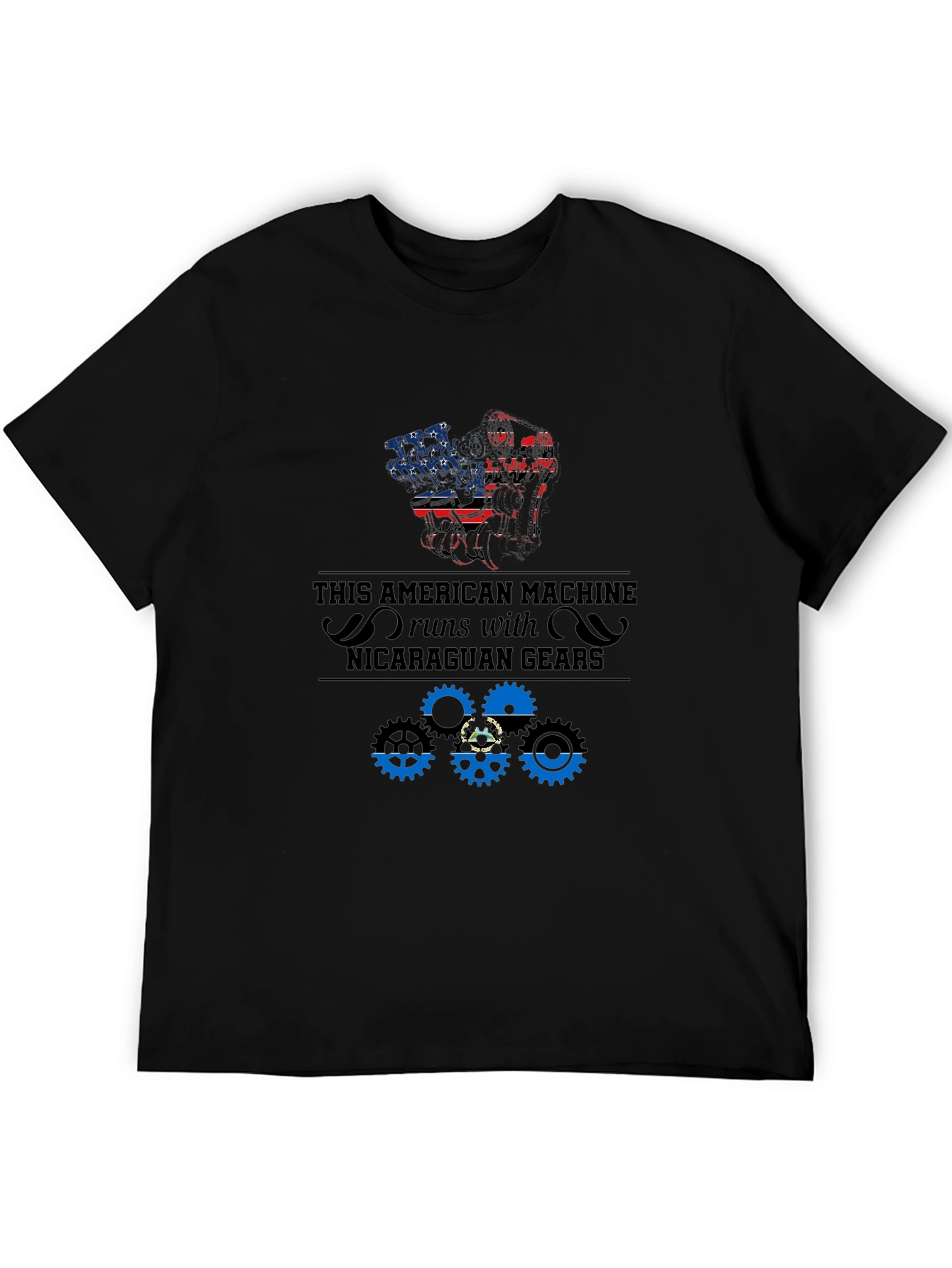 American Machine Nicaragua Gears T-Shirt