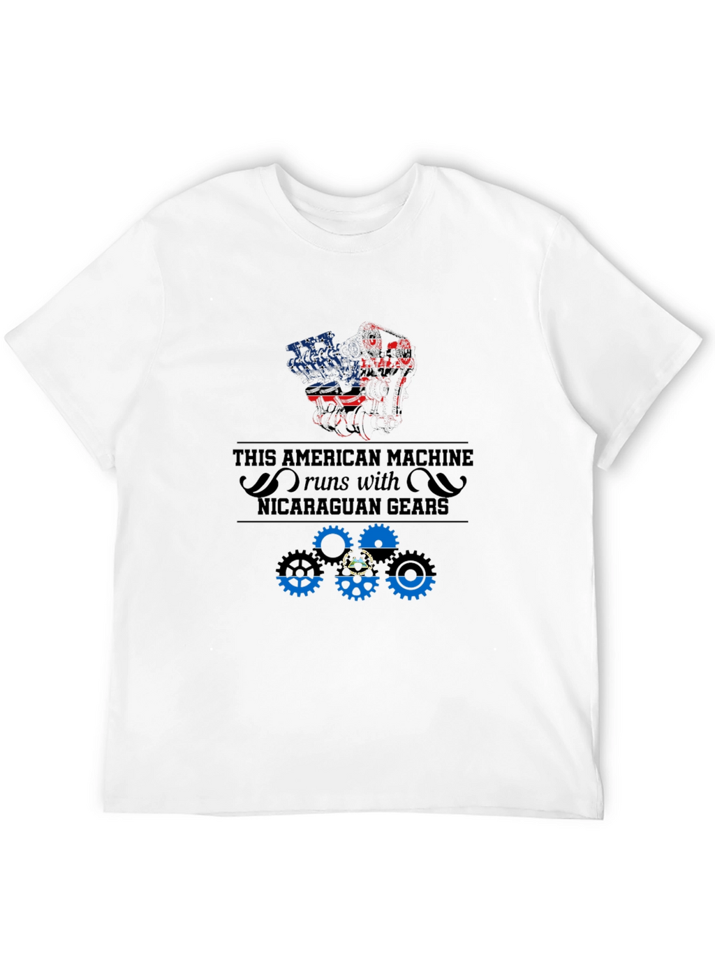 American Machine Nicaragua Gears T-Shirt
