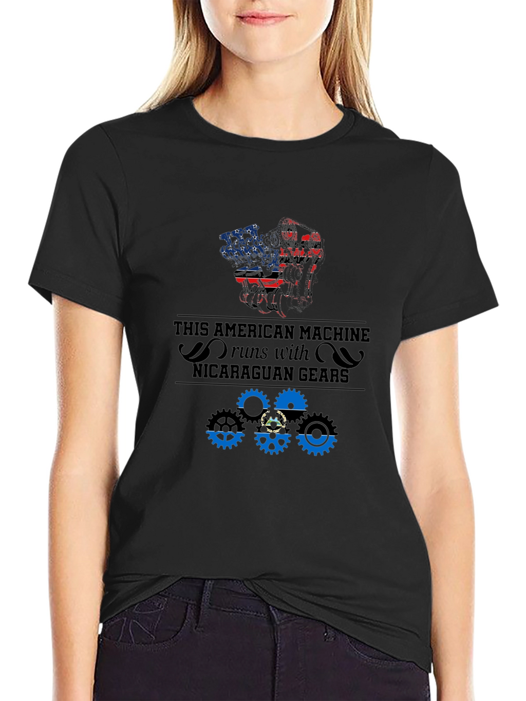 American Machine Nicaragua Gears T-Shirt