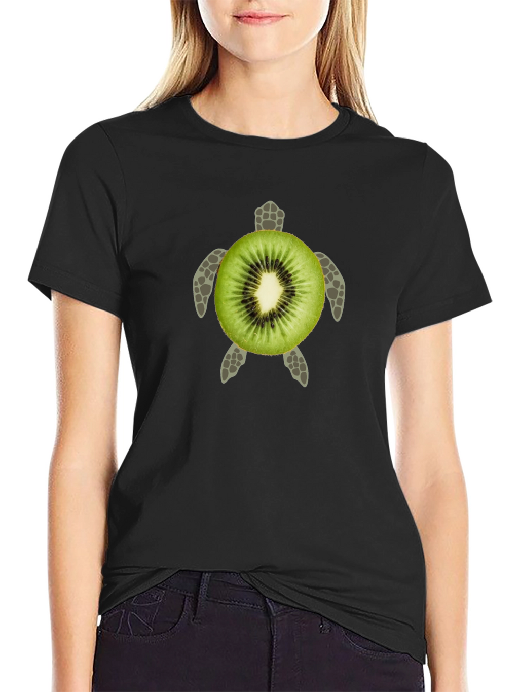 Kiwi Turtle Graphic Tee - Unique Design