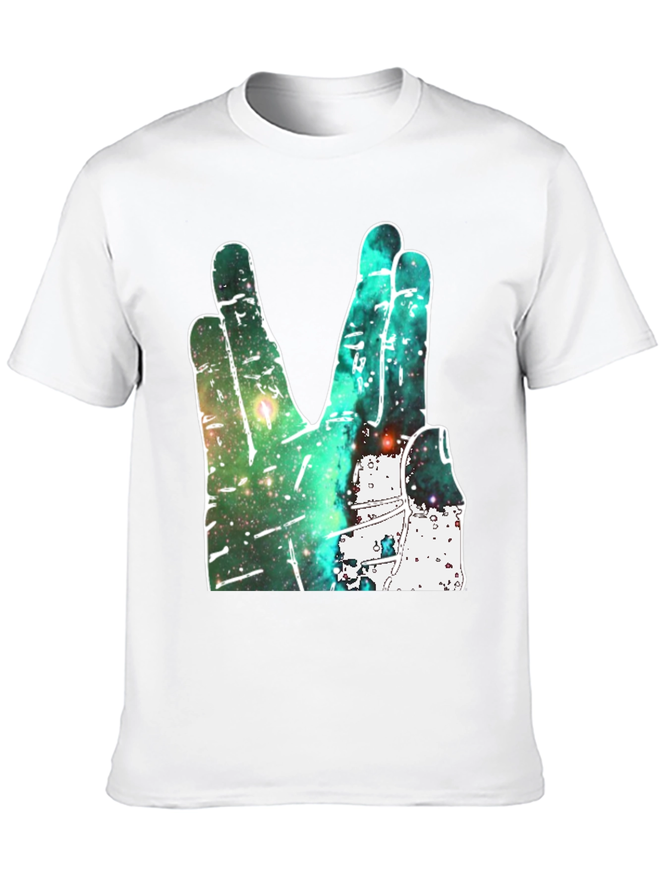 Live Long and Prosper Graphic Tee - Galaxy Hand