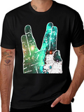 Live Long and Prosper Graphic Tee - Galaxy Hand