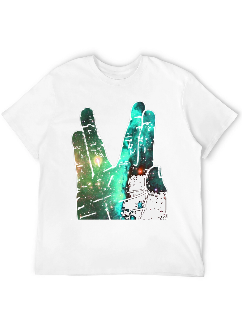 Live Long and Prosper Graphic Tee - Galaxy Hand