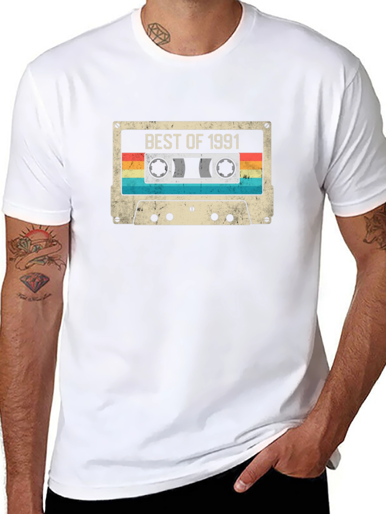 Best of 1991 Cassette Tape Graphic T-Shirt