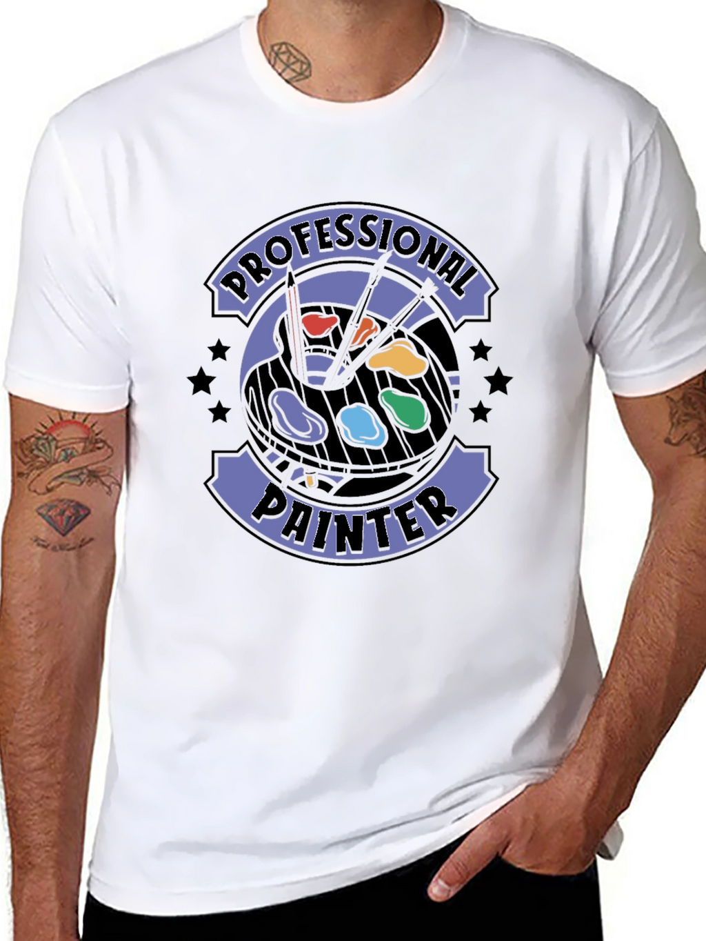Professional Painter T-Shirt - Artistic Design