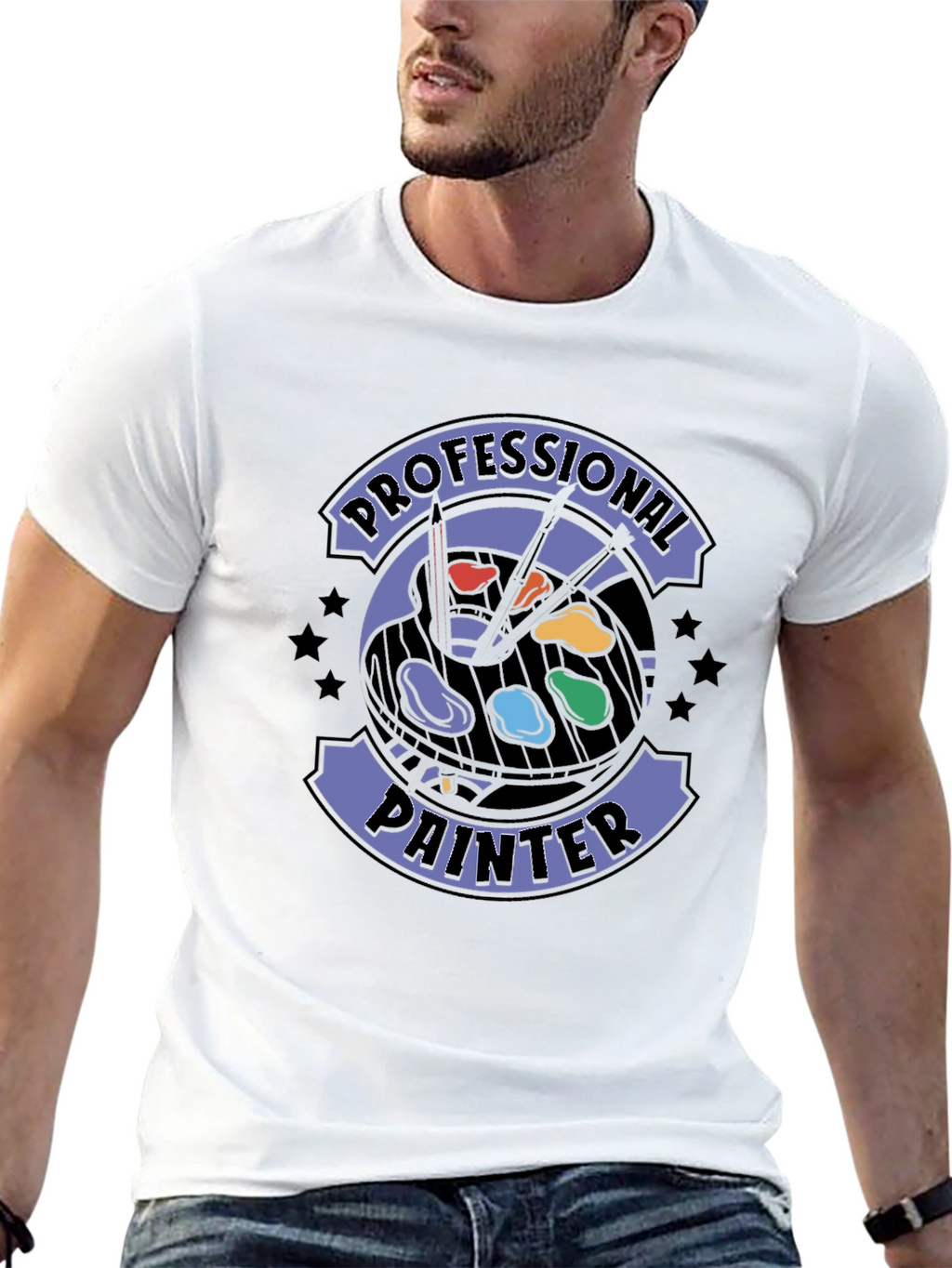 Professional Painter T-Shirt - Artistic Design
