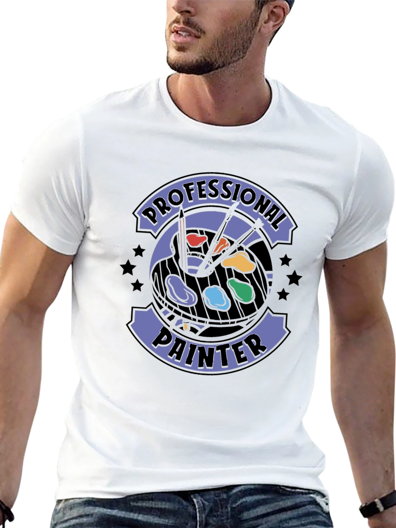 Professional Painter T-Shirt - Artistic Design