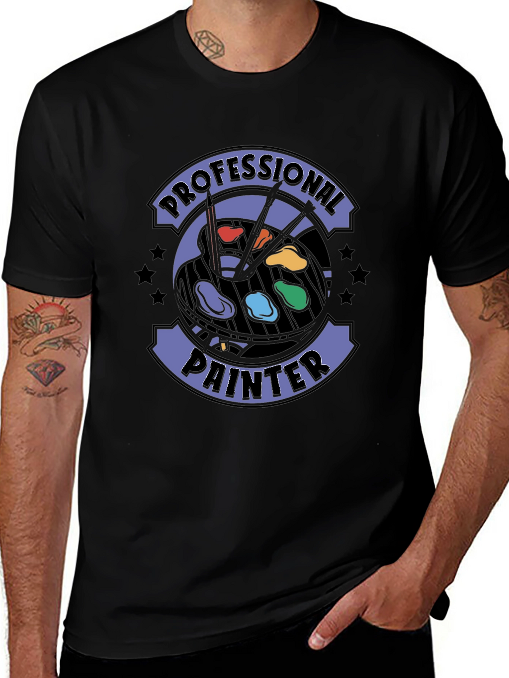Professional Painter T-Shirt - Artistic Design