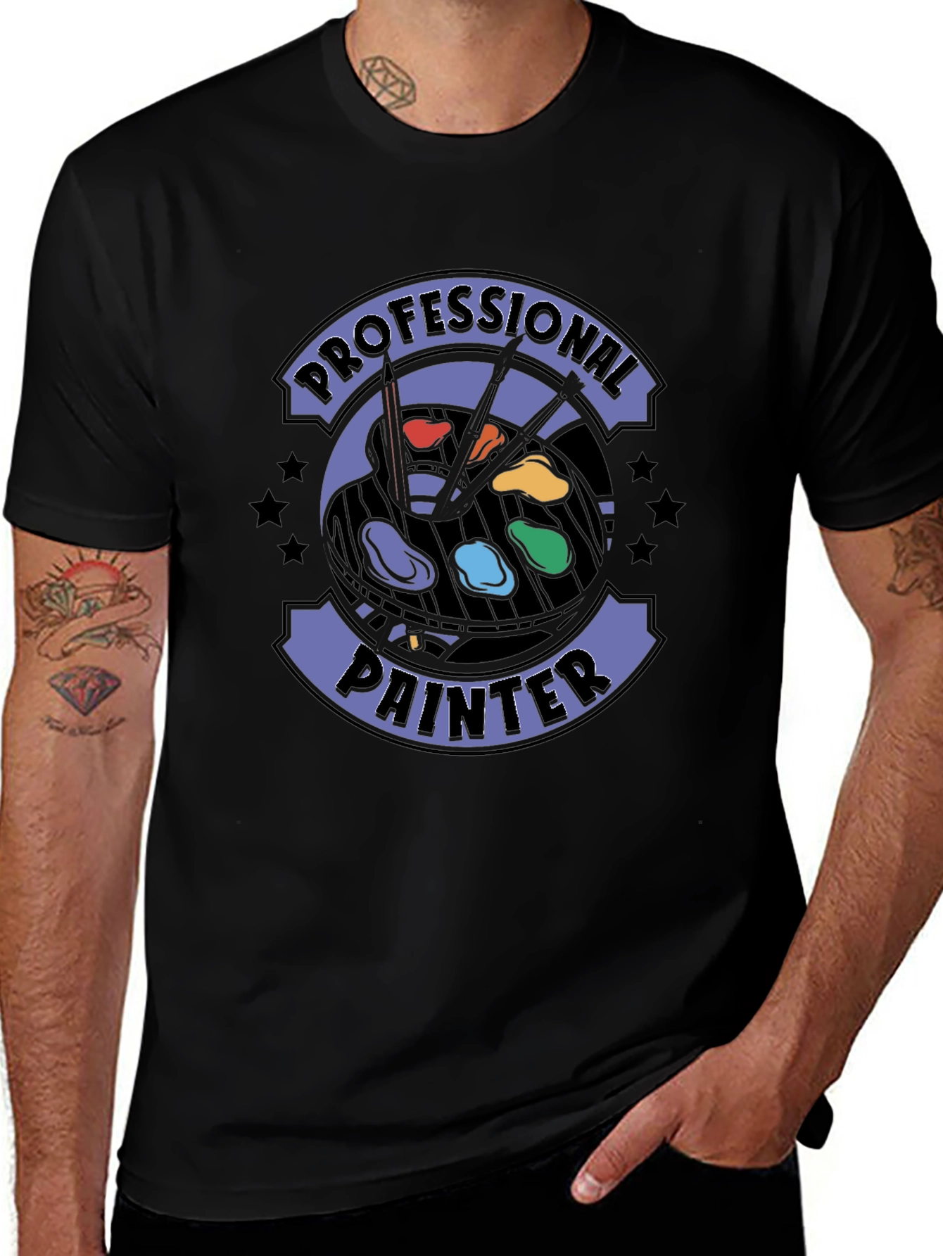 Professional Painter T-Shirt - Artistic Design