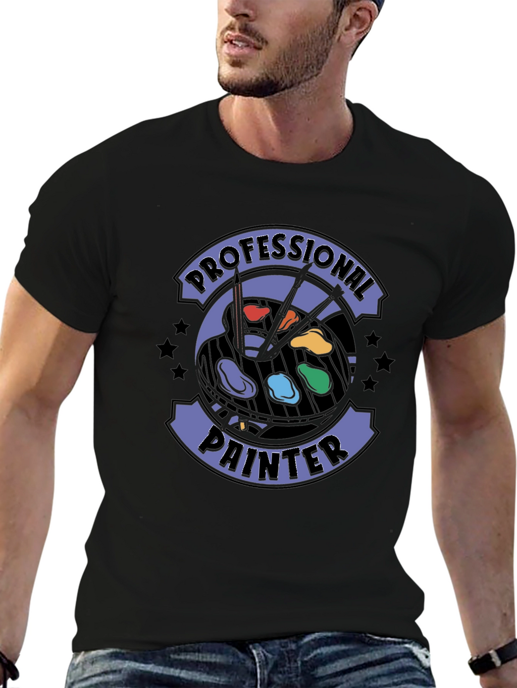 Professional Painter T-Shirt - Artistic Design