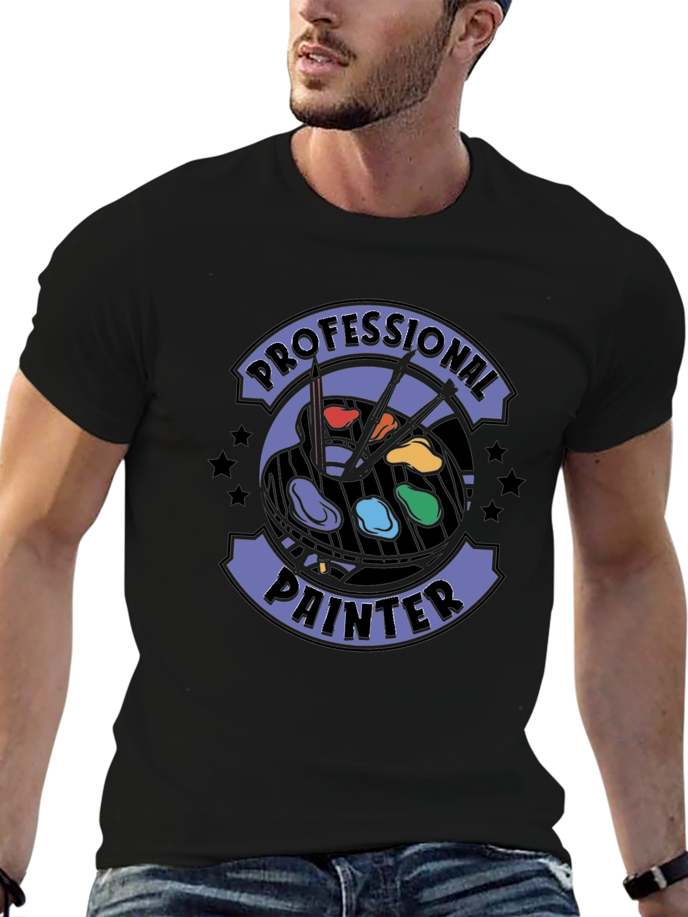 Professional Painter T-Shirt - Artistic Design