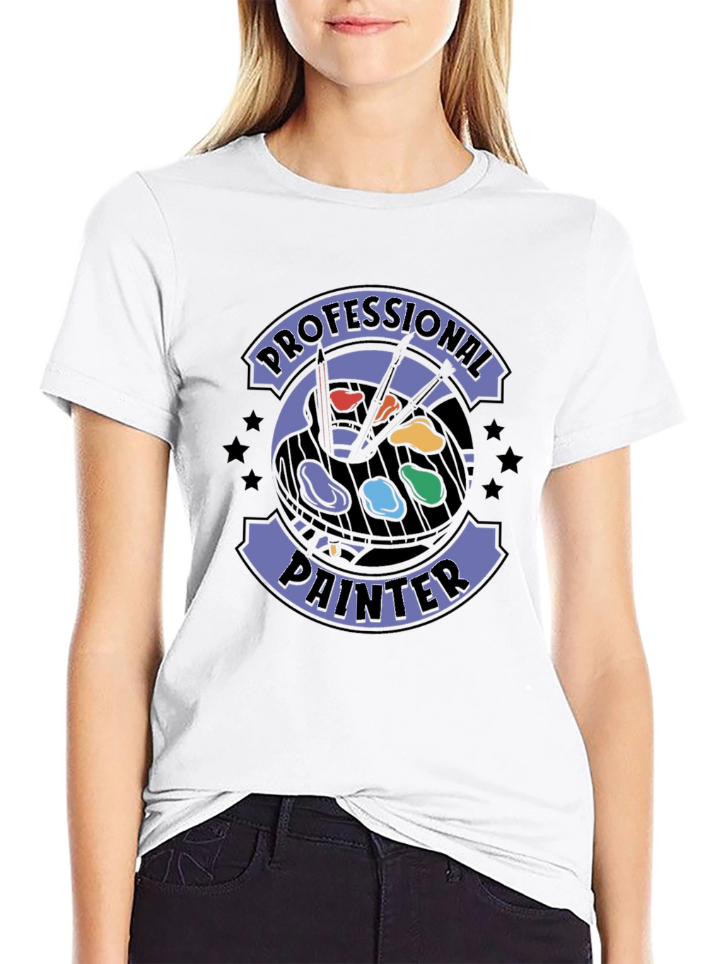 Professional Painter T-Shirt - Artistic Design
