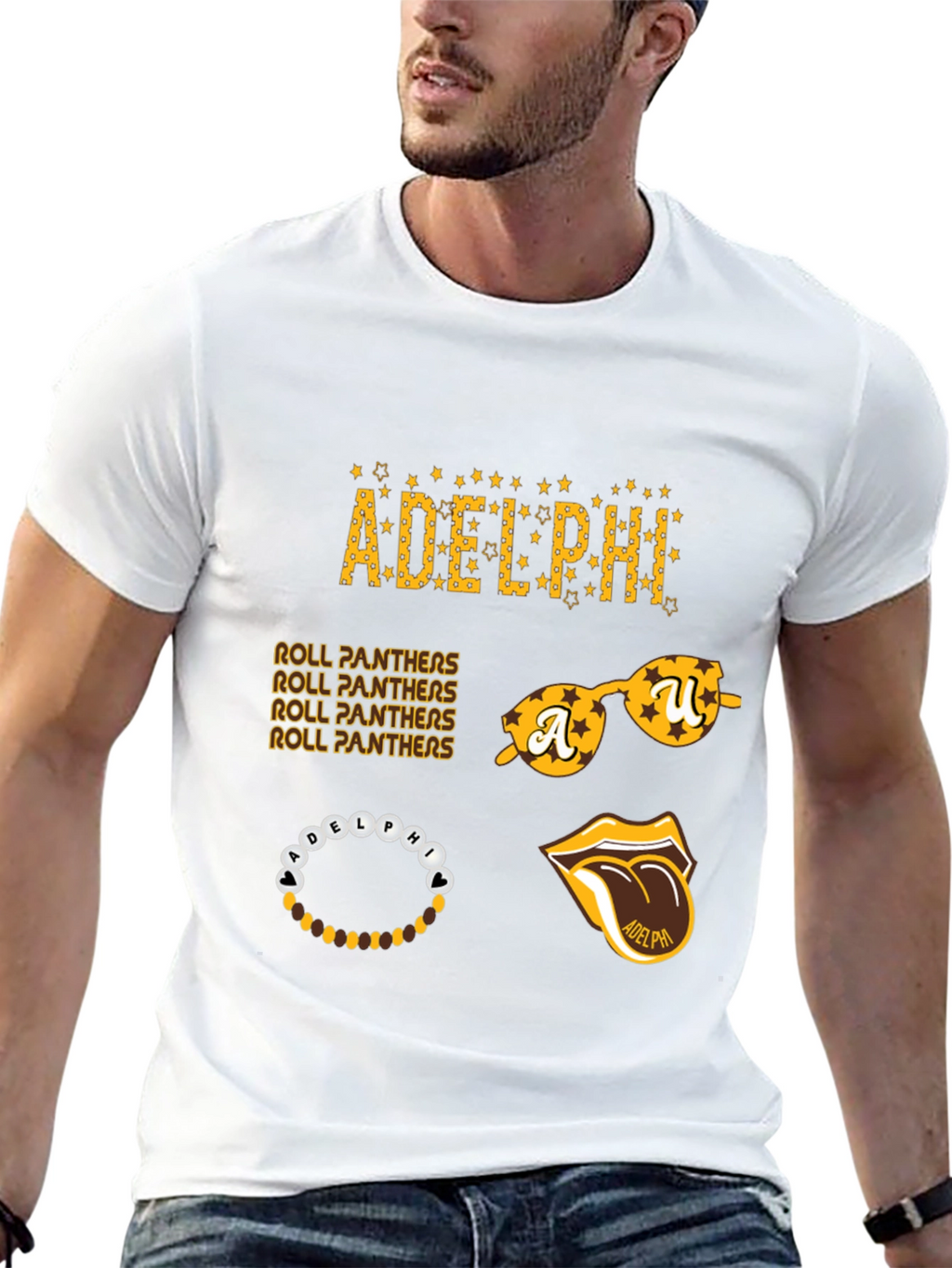 Adelphi Panthers Graphic T-Shirt