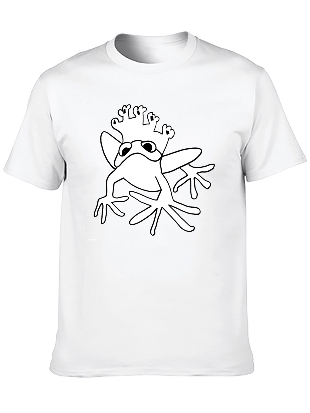 Frog Prince Graphic Tee - Black Cotton T-Shirt
