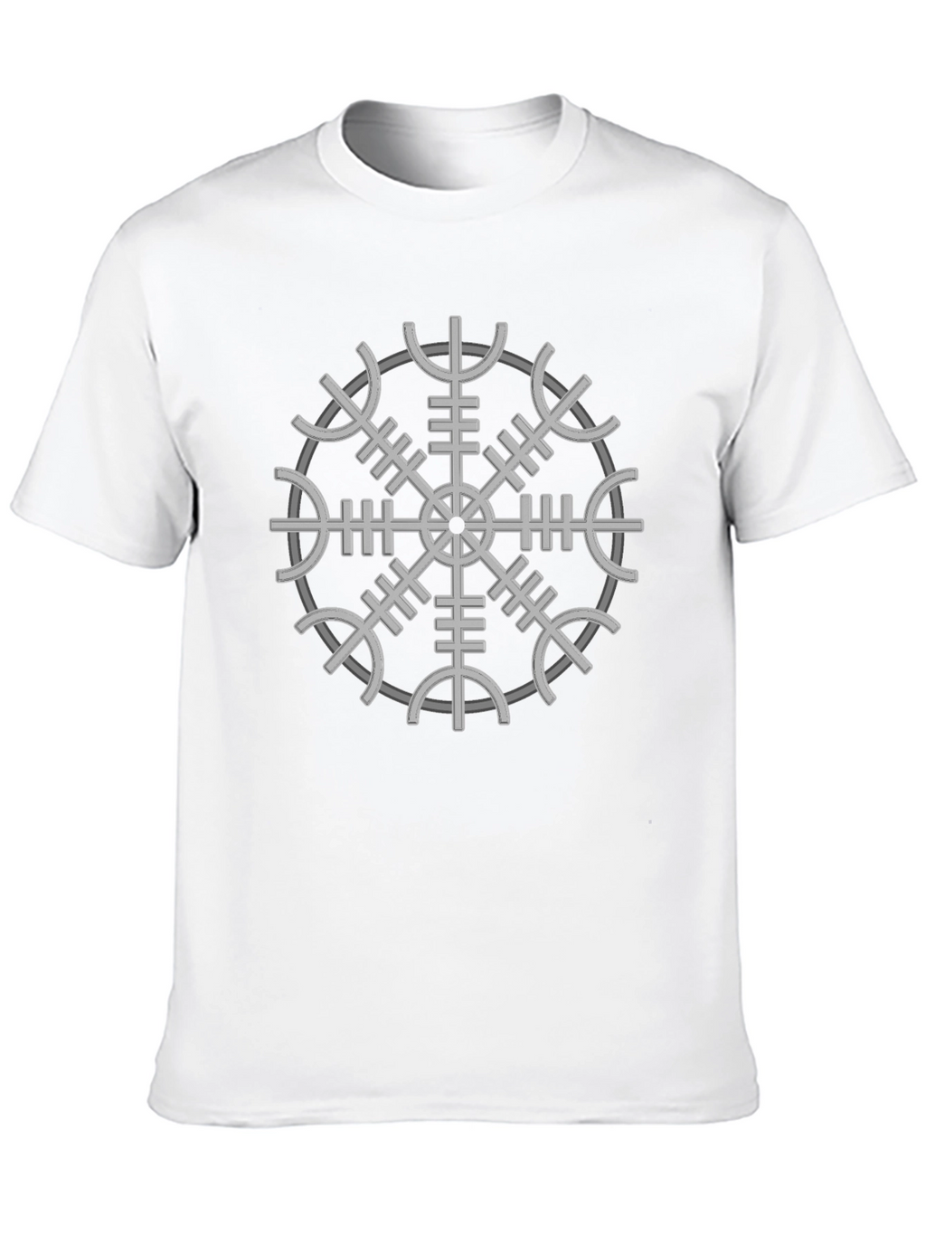 Vegvisir Compass Viking Runes T-Shirt - Black