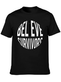 Believe Survivors T-Shirt - Round Text Design