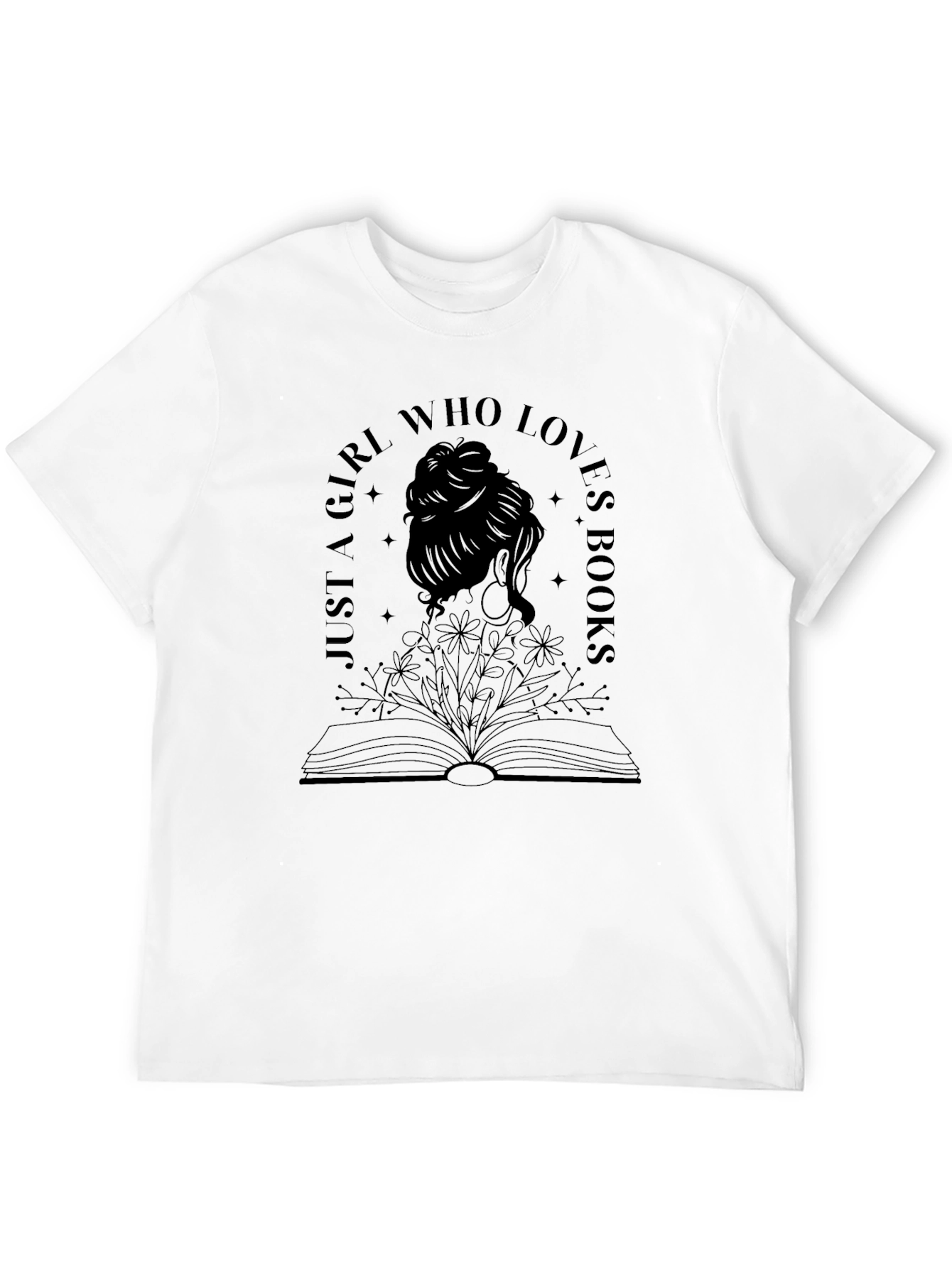 Just a Girl Who Loves Books T-Shirt