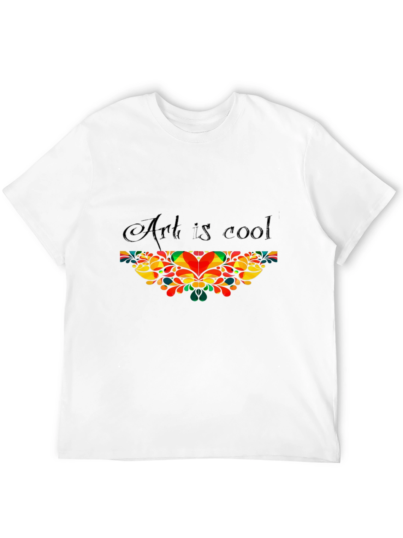 Art is Cool Graphic T-Shirt - Black