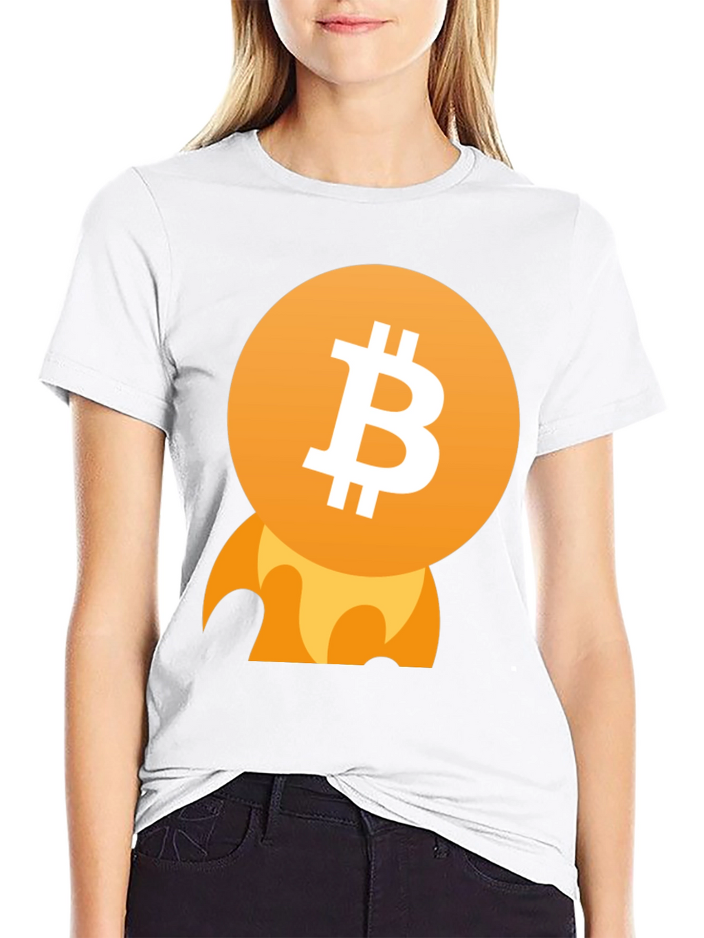 Bitcoin Rocket T-Shirt - Crypto Currency Tee