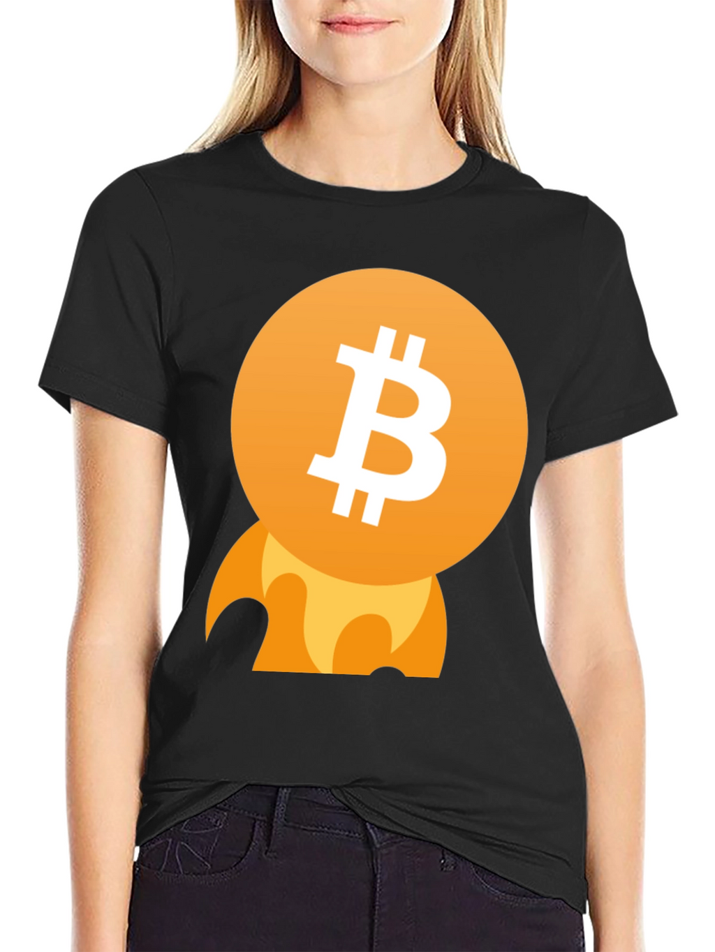 Bitcoin Rocket T-Shirt - Crypto Currency Tee