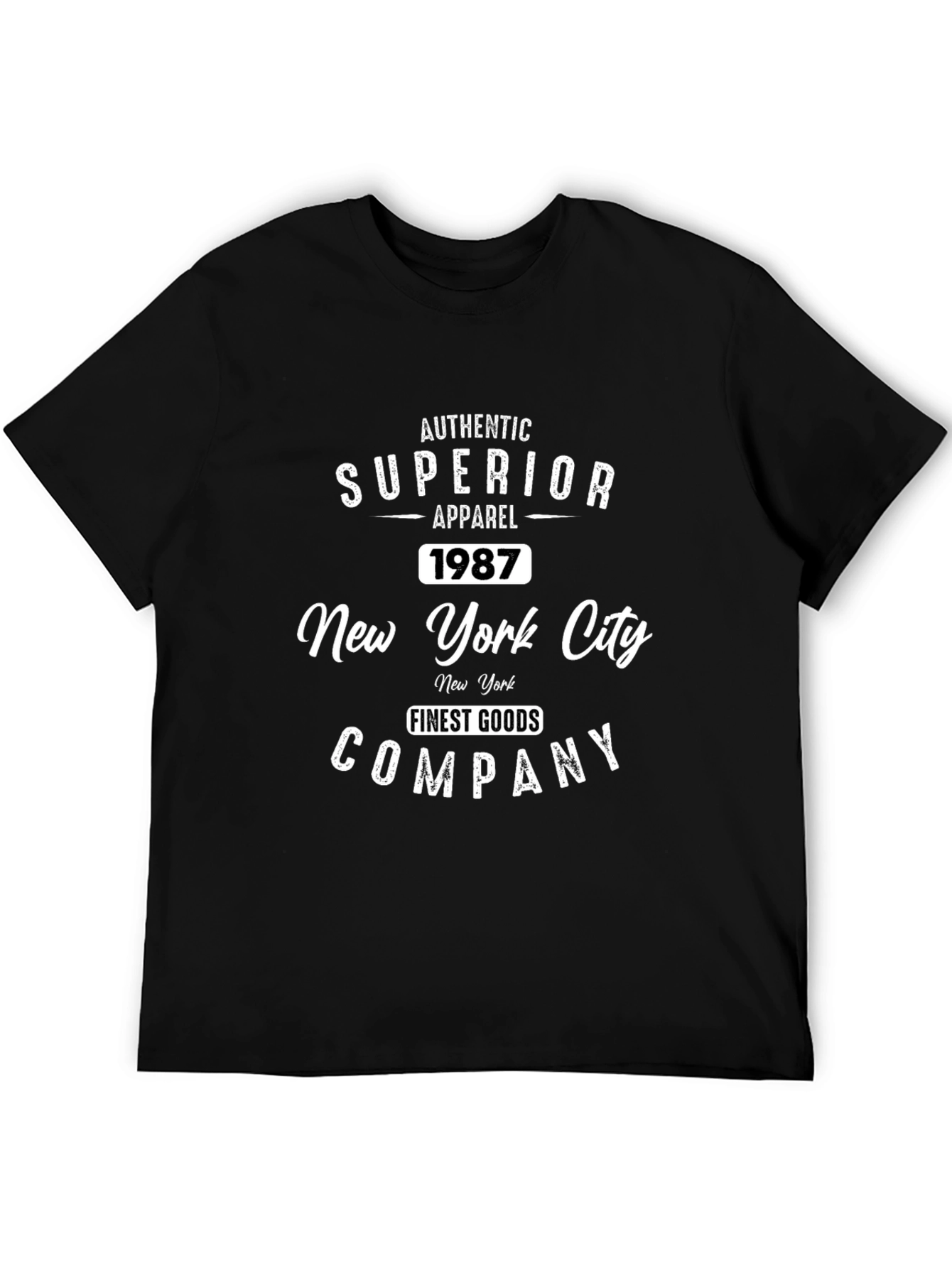 Authentic Superior Apparel 1987 New York City T-Shirt
