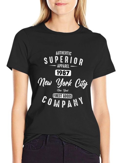 Authentic Superior Apparel 1987 New York City T-Shirt