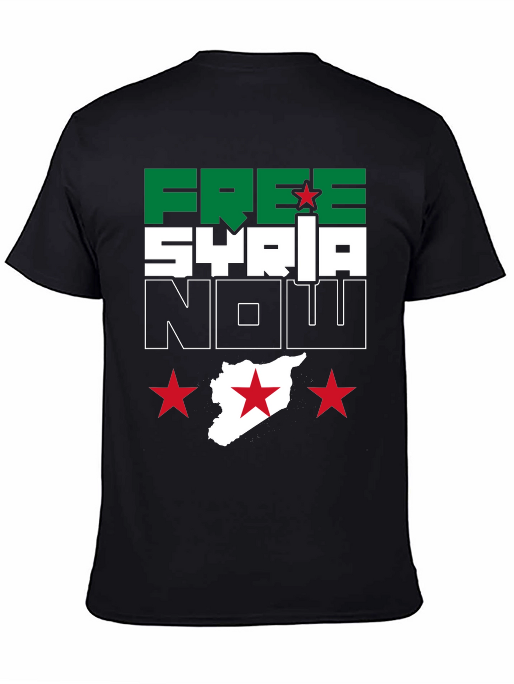 Free Syria Now Graphic T-Shirt