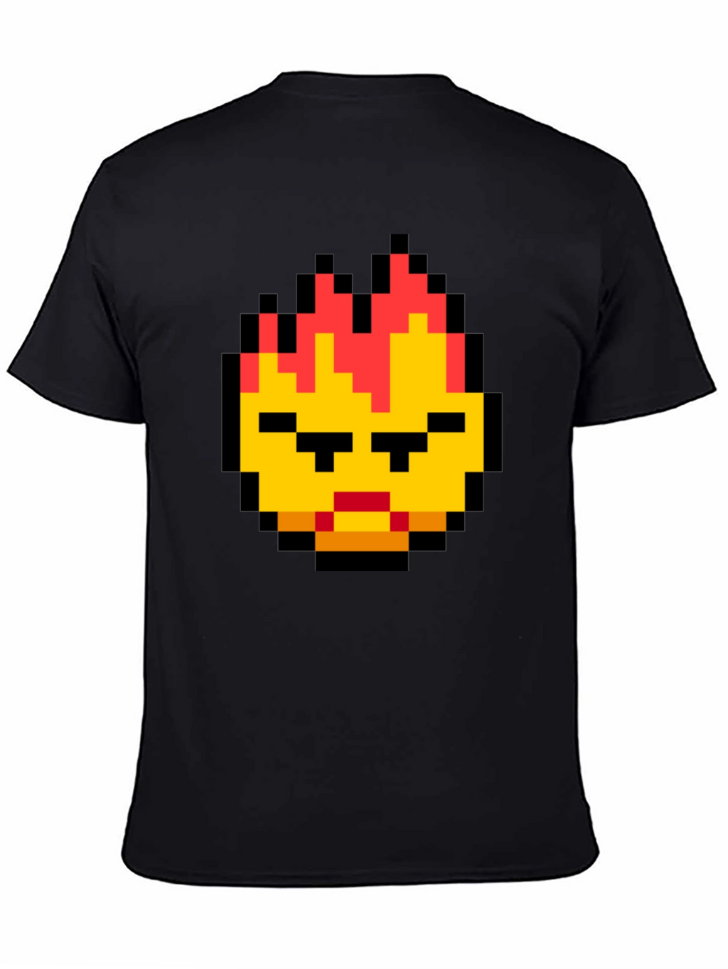 Pixel Art Angry Face T-Shirt