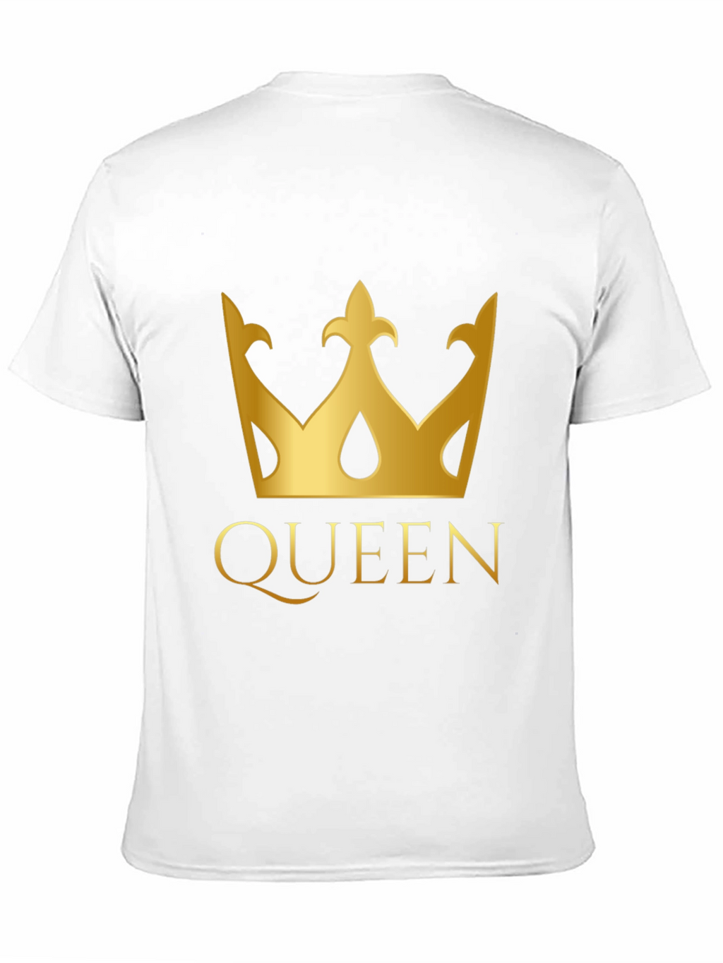 Queen Crown Graphic T-Shirt - Black