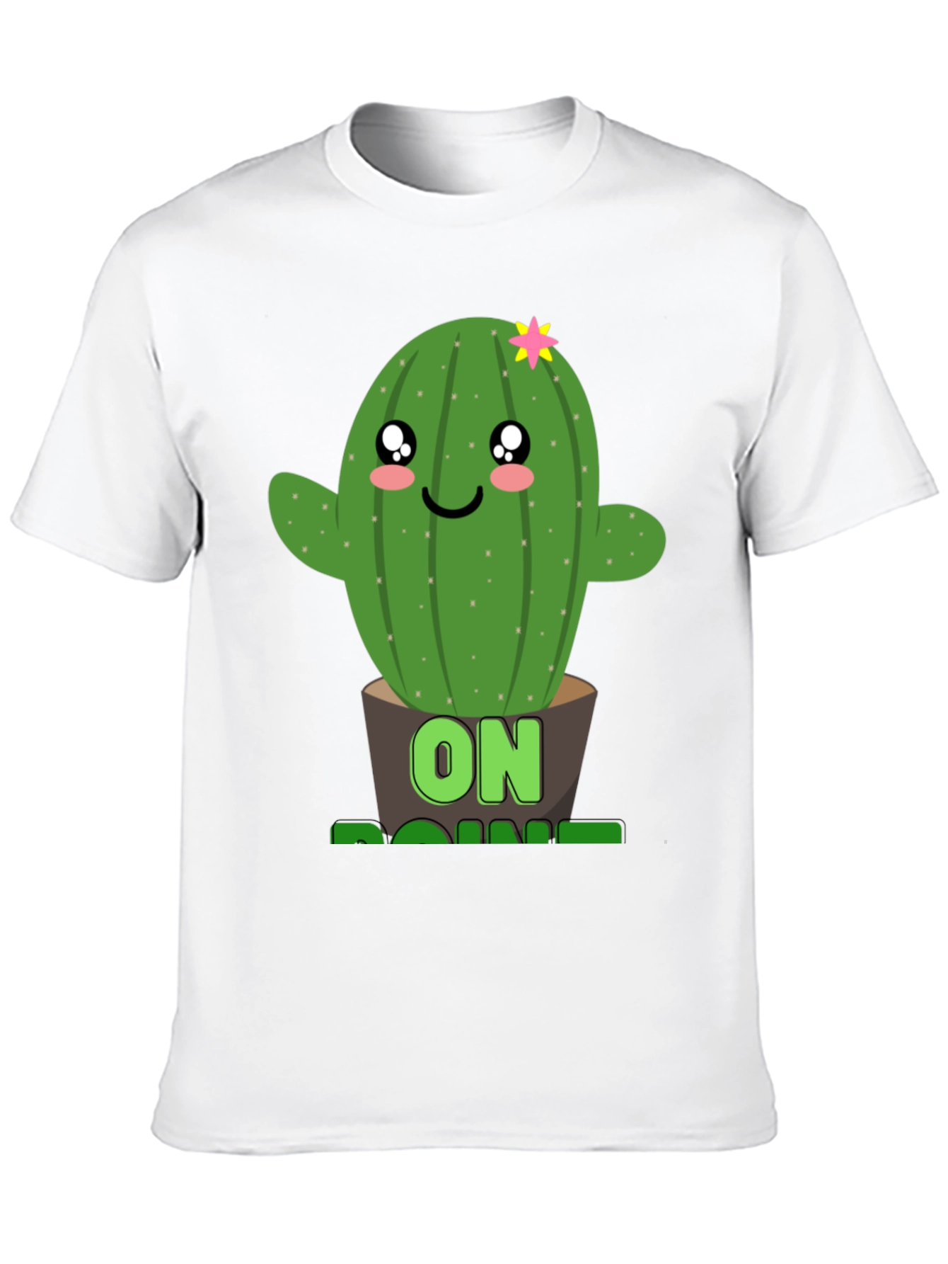Cactus On Point Graphic T-Shirt - Fun Plant Lover Tee