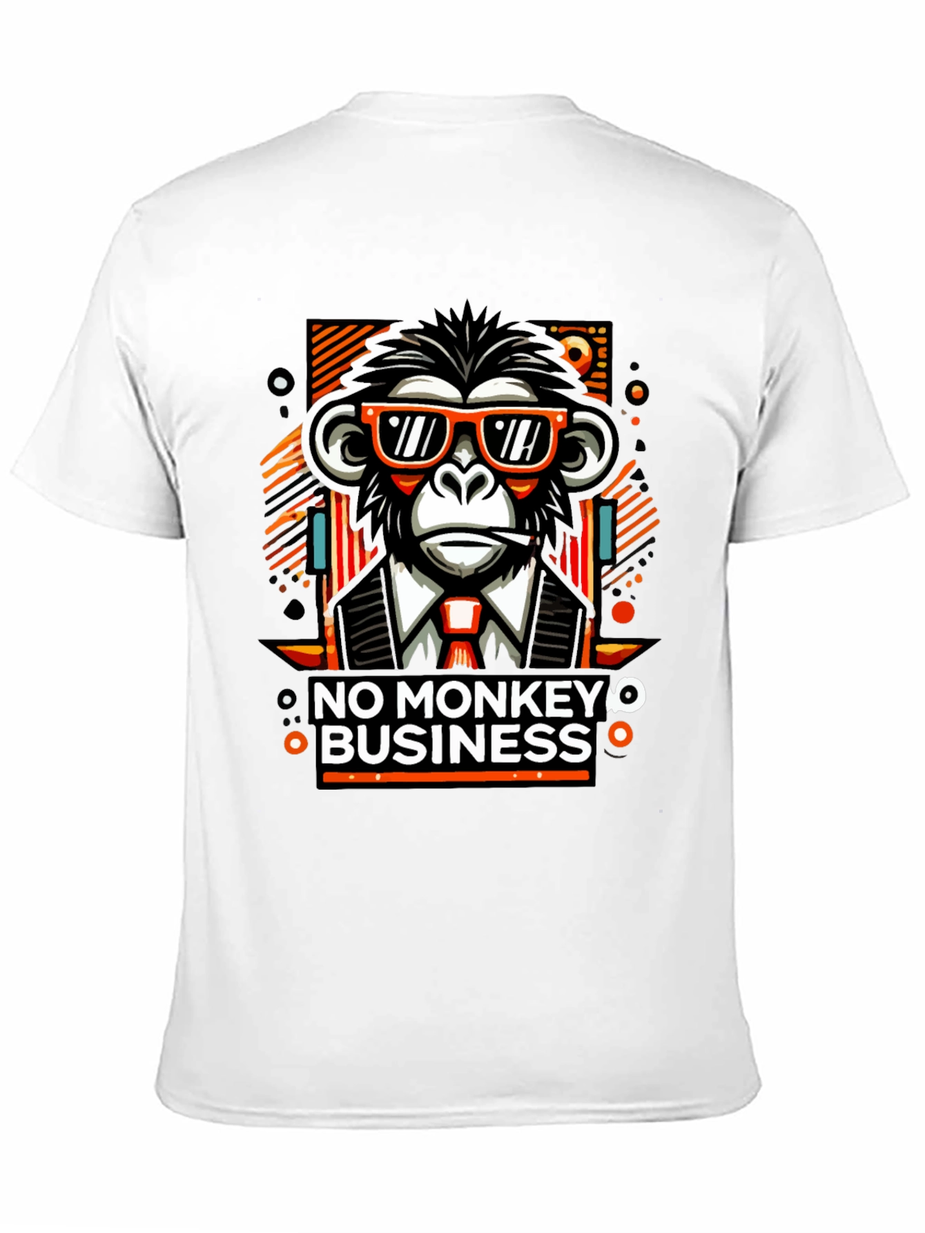 No Monkey Business Graphic T-Shirt