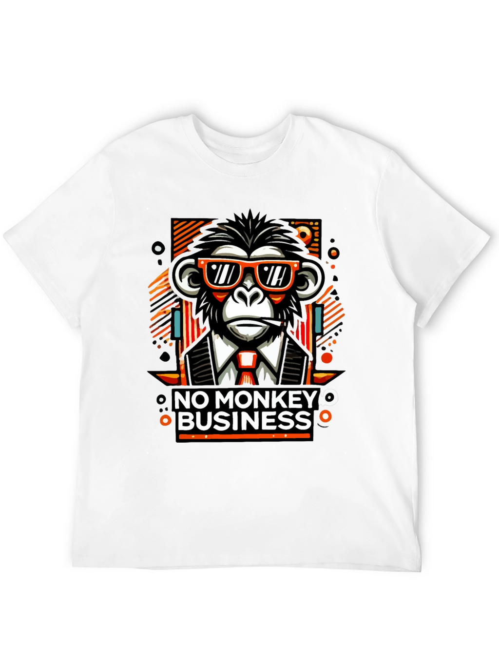 No Monkey Business Graphic T-Shirt