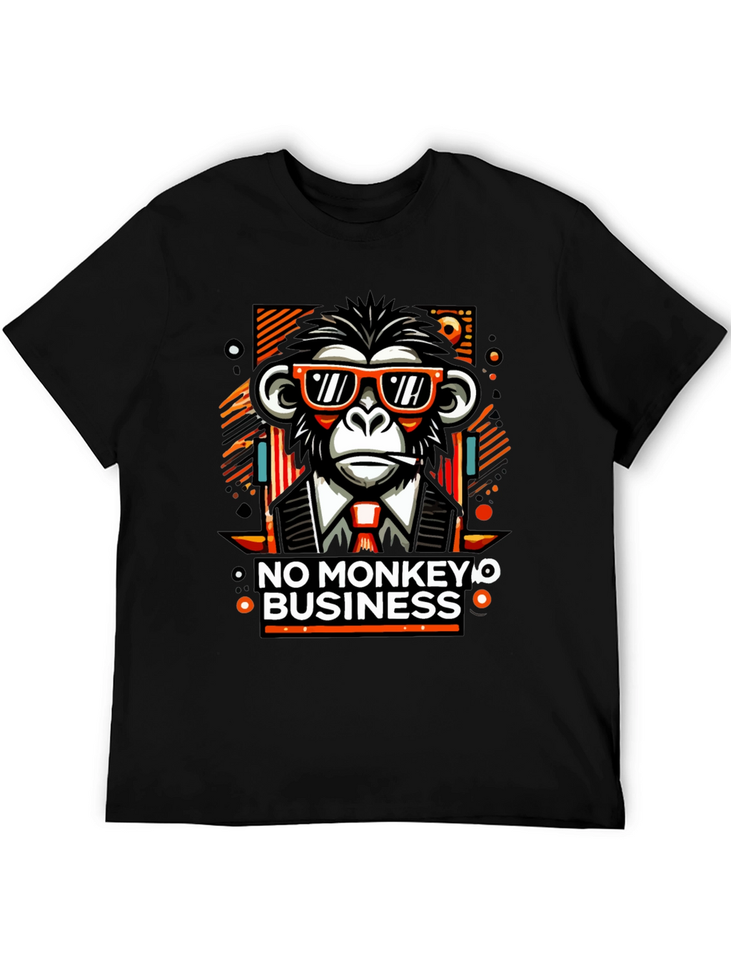 No Monkey Business Graphic T-Shirt