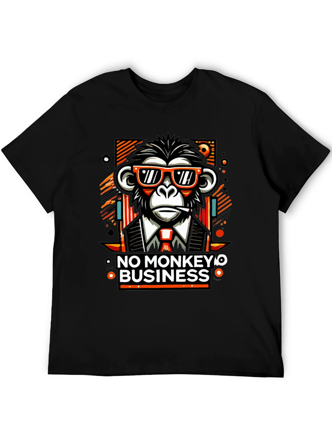 No Monkey Business Graphic T-Shirt