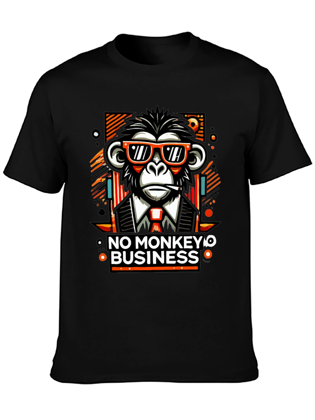 No Monkey Business Graphic T-Shirt